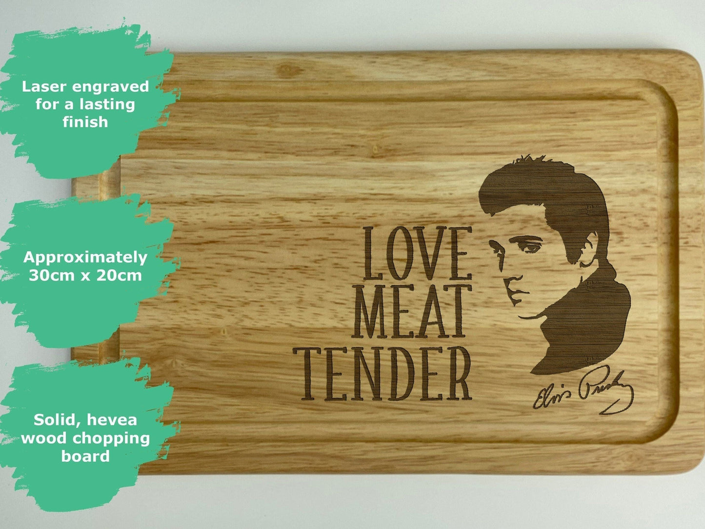 Elvis Love Meat Tender Funny Chopping Board