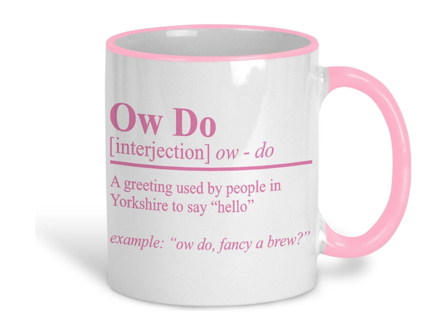 Ow Do Defintion Yorkshire Dialect Ceramic Mug