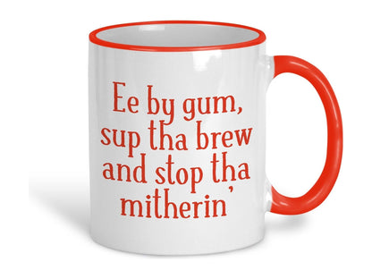 Sup Tha Brew Yorkshire Dialect Ceramic Mug