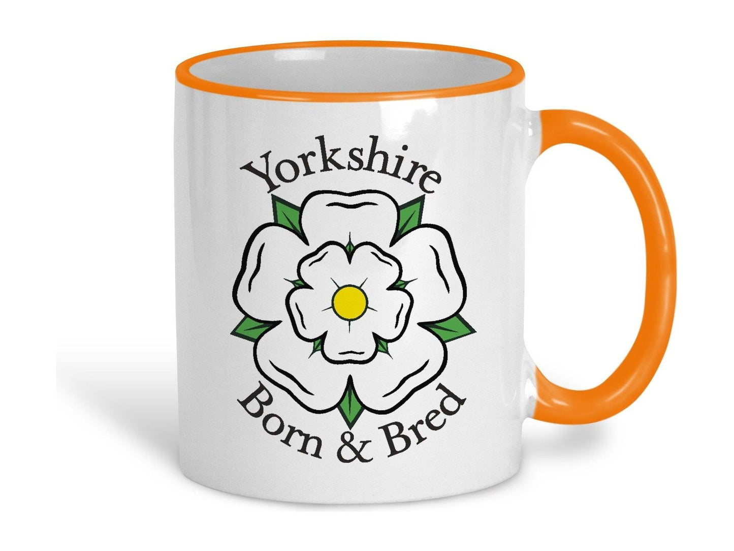 Born and Bred Yorkshire Rose Ceramic Mug