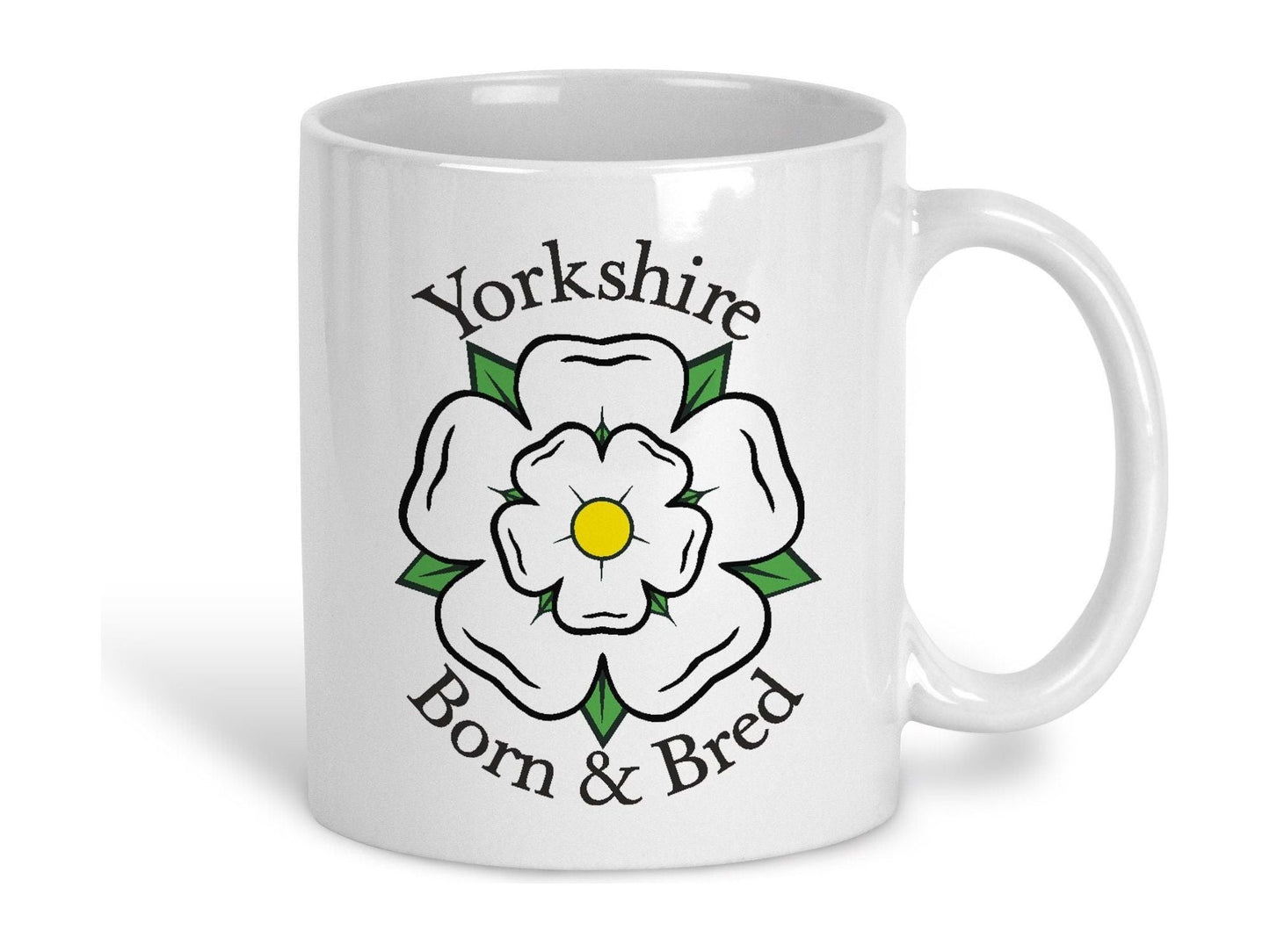 Born and Bred Yorkshire Rose Ceramic Mug