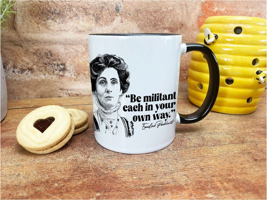 Emmeline Pankhurst Quote Ceramic Mug