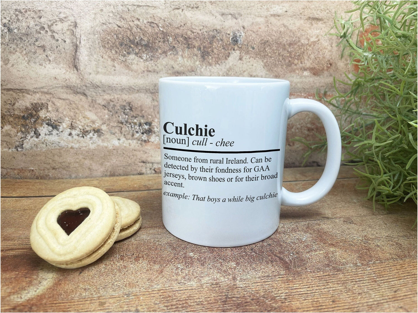 Culchie Definition Northern Ireland Dialect Ceramic Mug