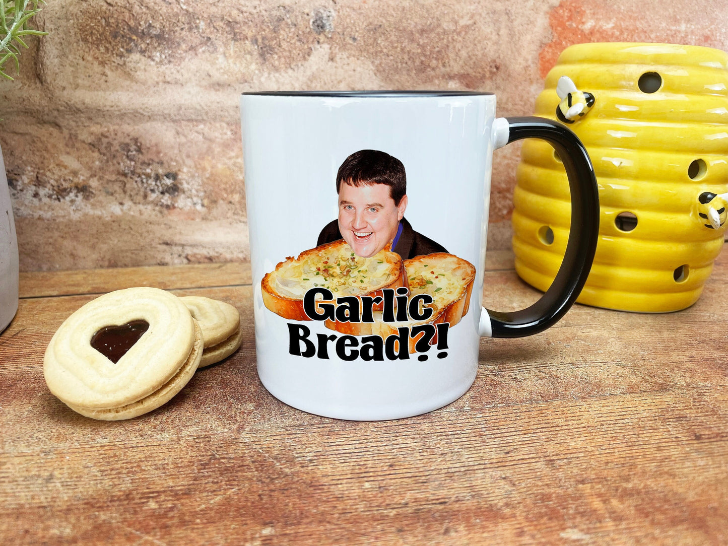 Peter Kay Garlic Bread Quote Ceramic Mug