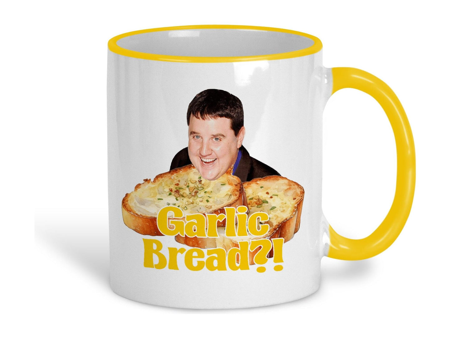 Peter Kay Garlic Bread Quote Ceramic Mug