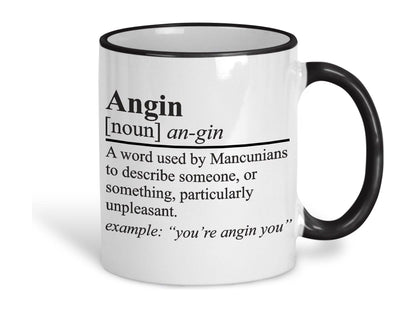 Angin Definition Mancunian Quote Ceramic Mug