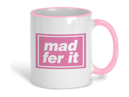 Mad Fer It Oasis Mancunian Quote Ceramic Mug