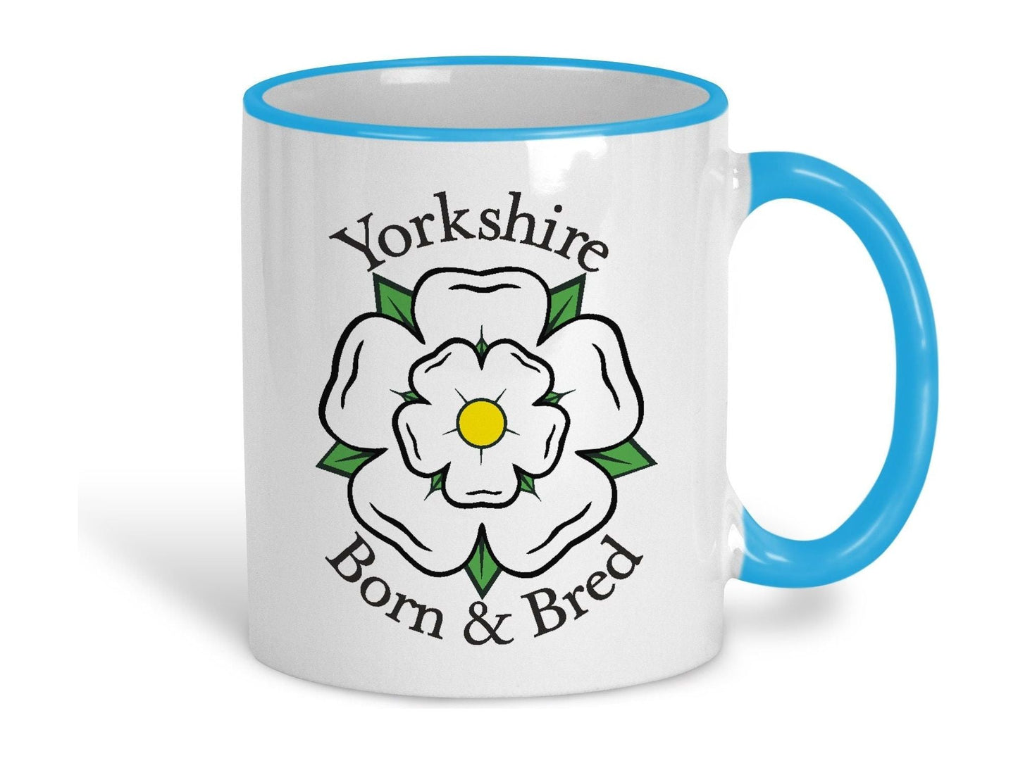 Born and Bred Yorkshire Rose Ceramic Mug