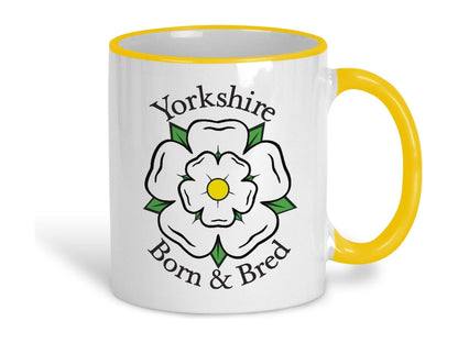 Born and Bred Yorkshire Rose Ceramic Mug