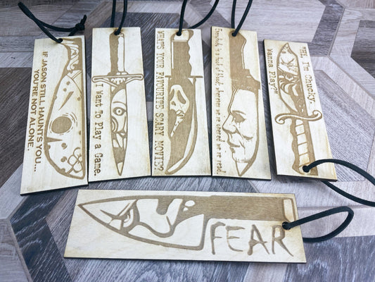 Horror Movie Bookmark Gift