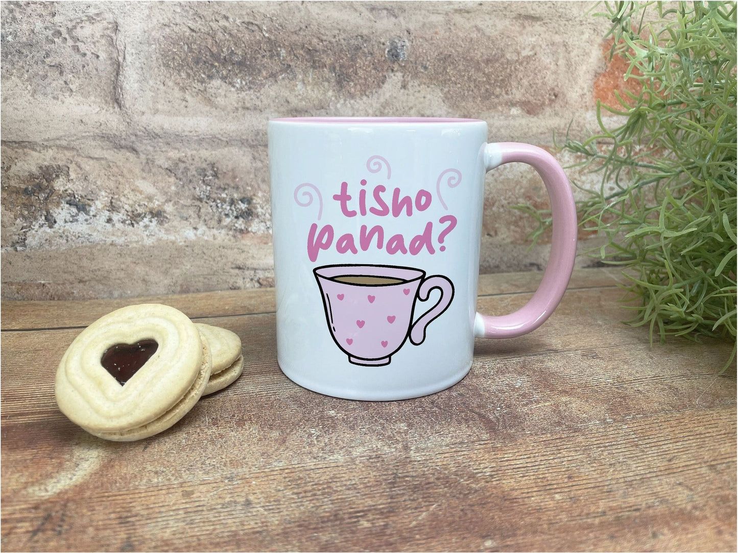 Tisho Panad? Do You Want A Cuppa? Welsh Language Dialect Ceramic Mug