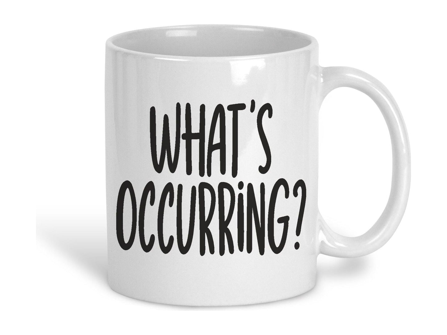 What's Occurring? Welsh Dialect Ceramic Mug