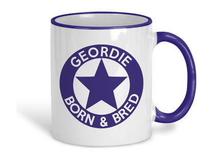 Geordie Born & Bred Star Ceramic Mug