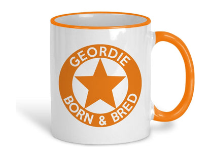 Geordie Born & Bred Star Ceramic Mug