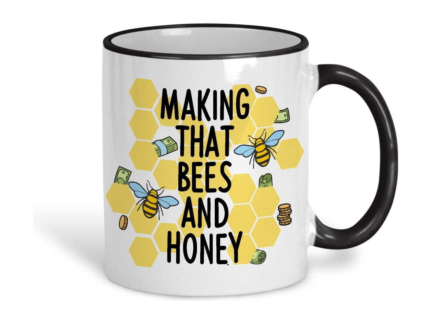 Making That Bees and Honey Cockney Rhyming Slang Ceramic Mug