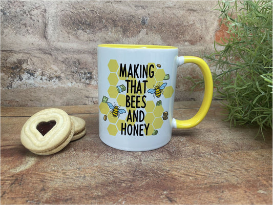 Making That Bees and Honey Cockney Rhyming Slang Ceramic Mug