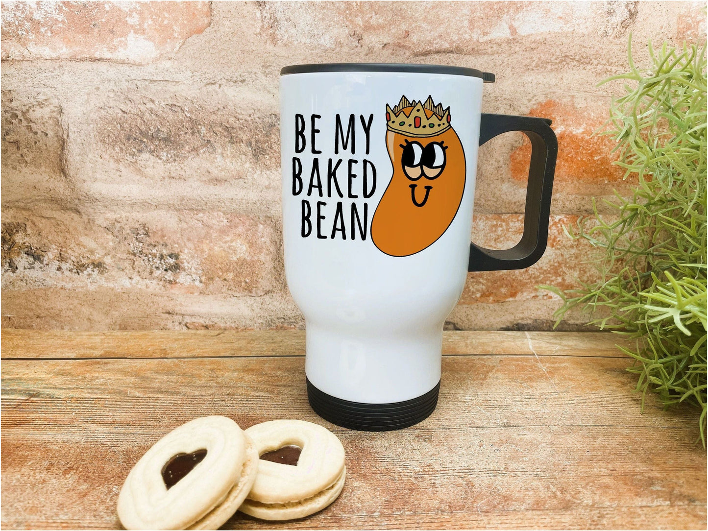 Be My Baked Bean - Cockney Rhyming Slang - Personalised Travel Mug