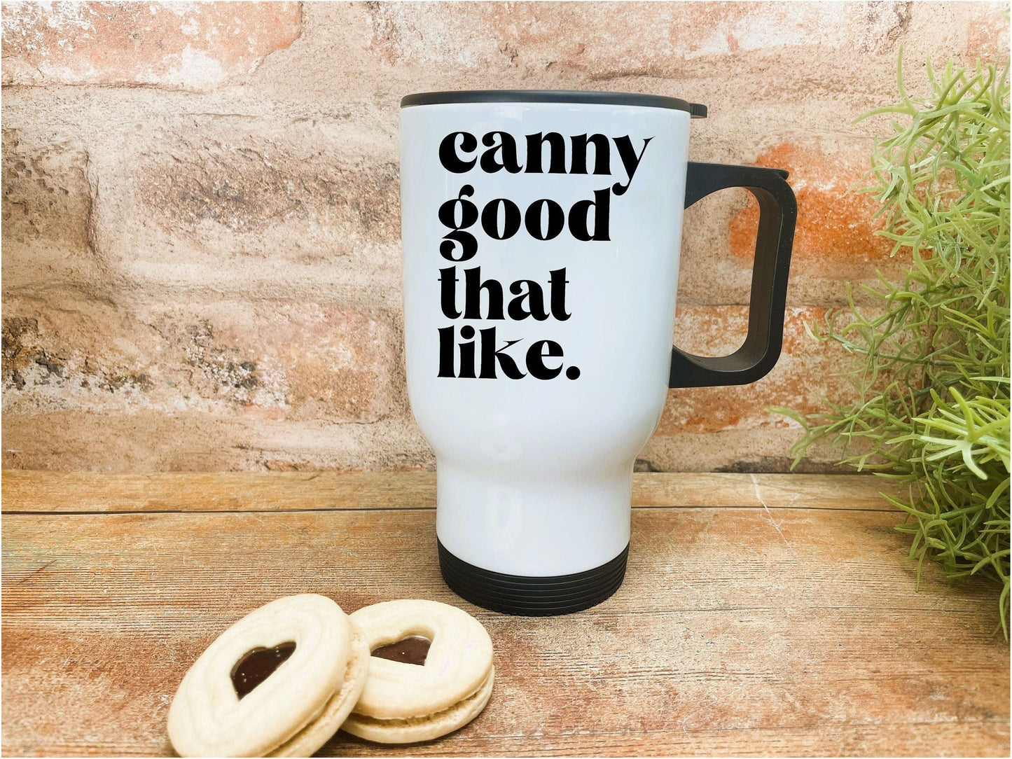 Canny Good That Like - Geordie Dialect - Personalised Travel Mug