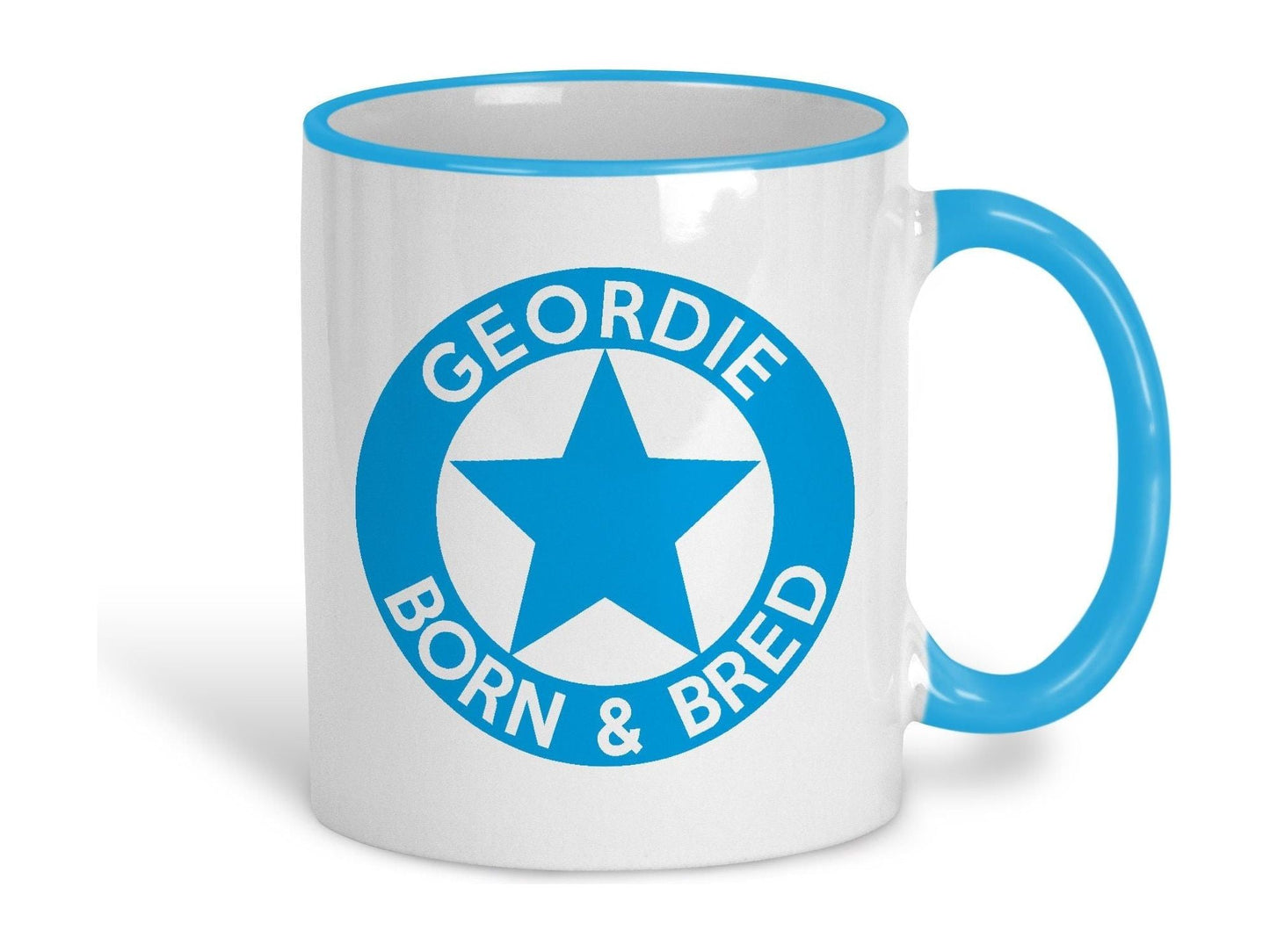 Geordie Born & Bred Star Ceramic Mug