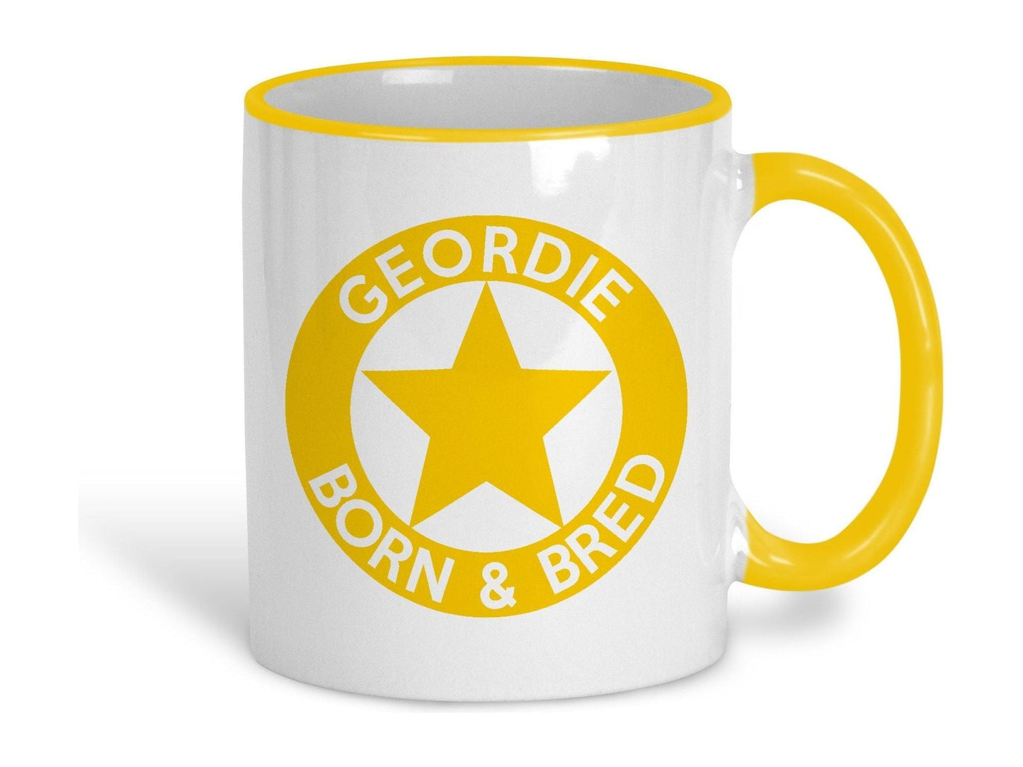 Geordie Born & Bred Star Ceramic Mug