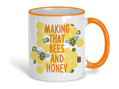 Making That Bees and Honey Cockney Rhyming Slang Ceramic Mug