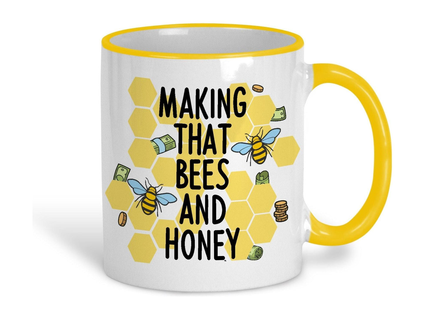 Making That Bees and Honey Cockney Rhyming Slang Ceramic Mug