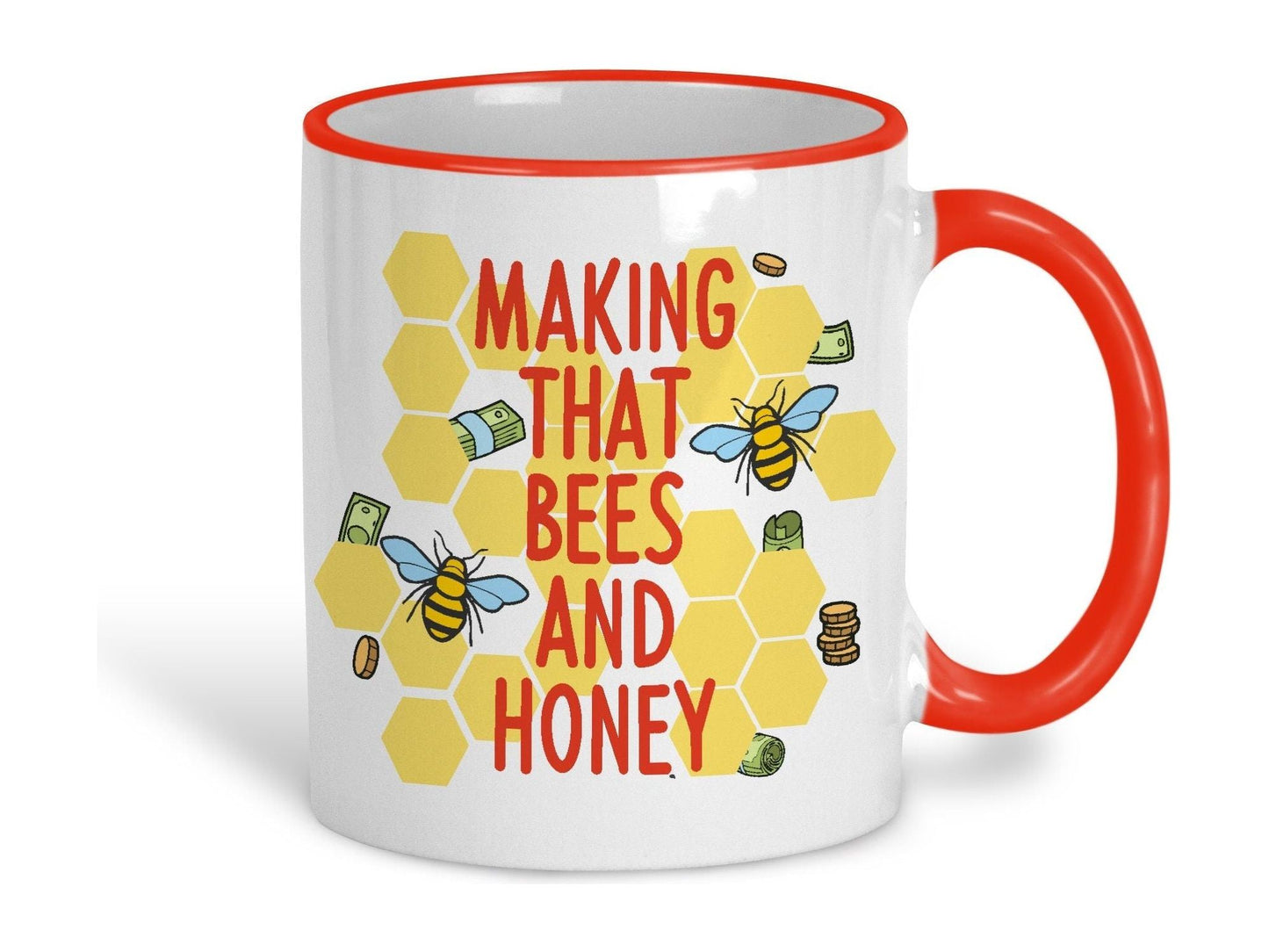 Making That Bees and Honey Cockney Rhyming Slang Ceramic Mug