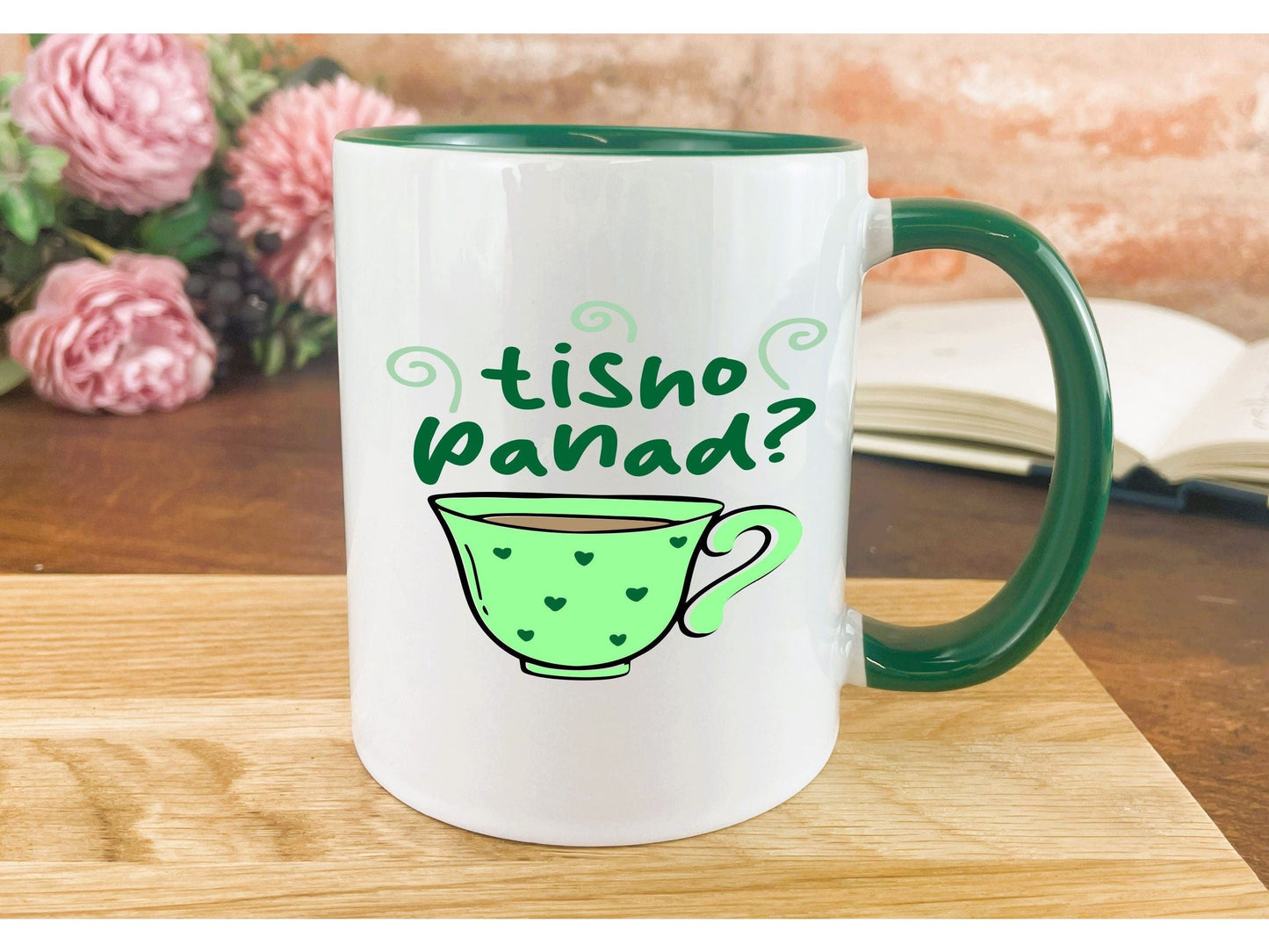 Tisho Panad? Do You Want A Cuppa? Welsh Language Dialect Ceramic Mug