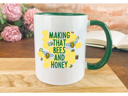 Making That Bees and Honey Cockney Rhyming Slang Ceramic Mug