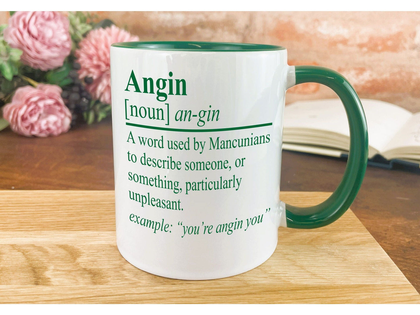 Angin Definition Mancunian Quote Ceramic Mug