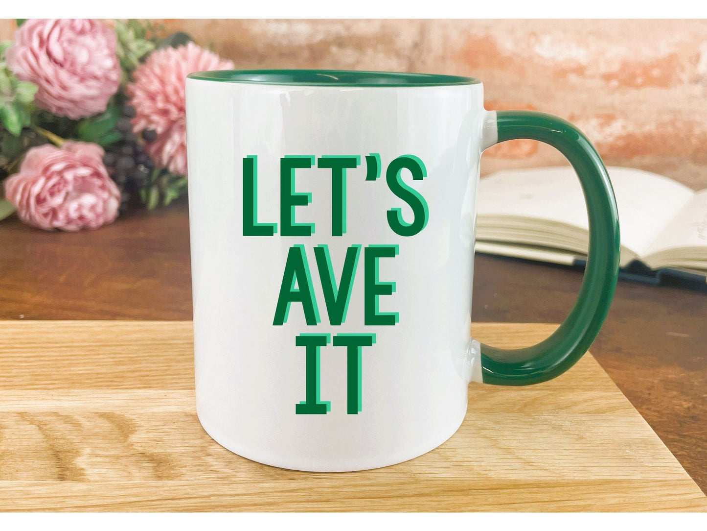 Let's Ave It Mancunian Quote Ceramic Mug