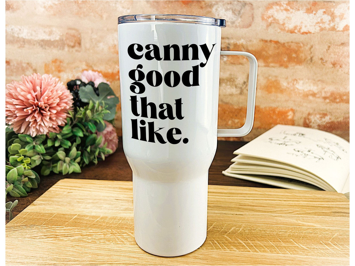 Canny Good That Like - Geordie Dialect - Personalised Travel Mug