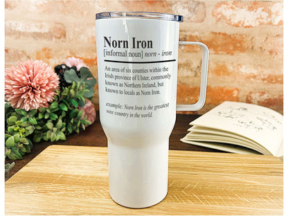 Norn Iron Definition - Northern Ireland Dialect - Personalised Travel Mug