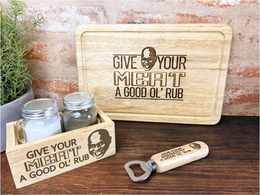 a wooden box with a bottle opener and a bottle opener